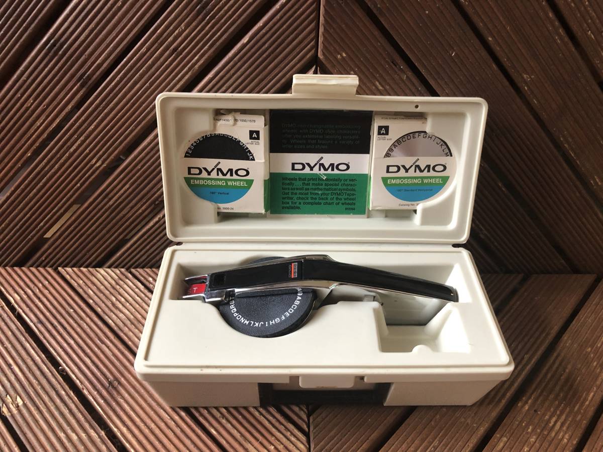 DYMO Deluxe Tapewriter Kit M-1550ラベルライター 0 DYMO | ラベル