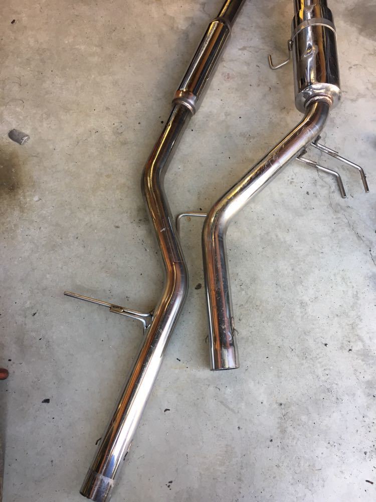 ホンダ アコードユーロR CL7 社外マフラー DOALL CST ZERO-1MUFFLER+R