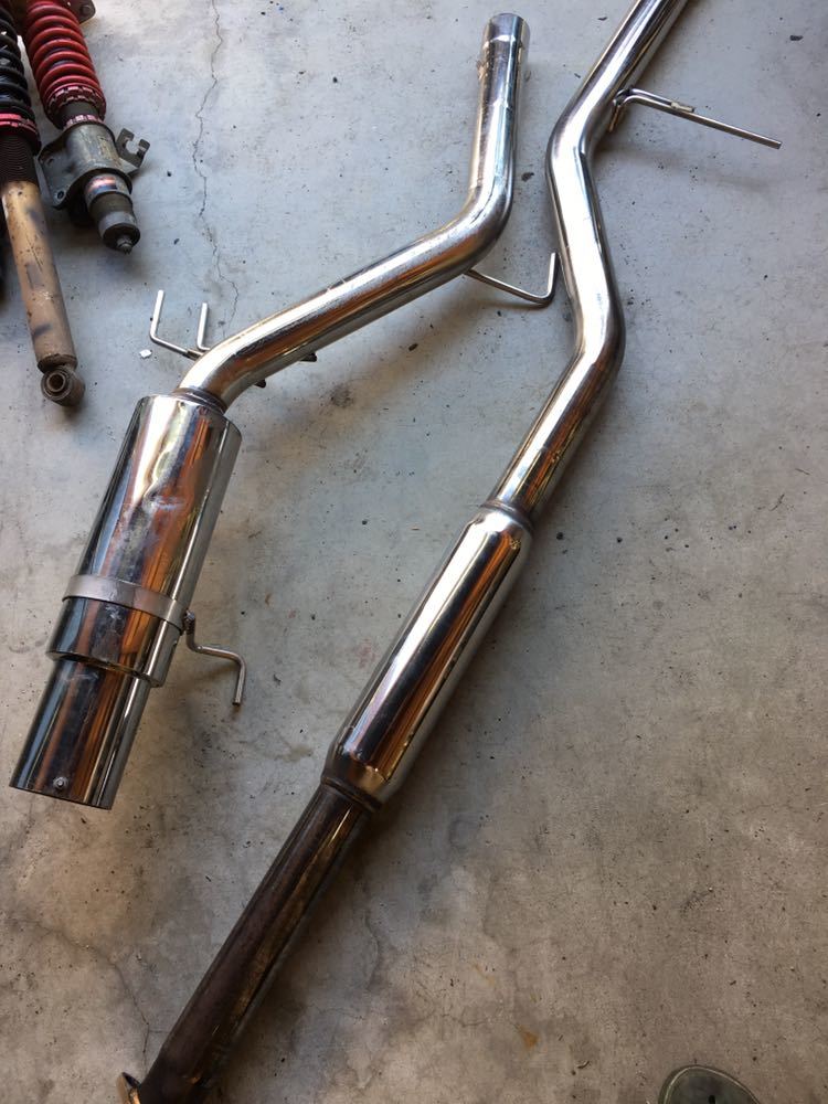 ホンダ アコードユーロR CL7 社外マフラー DOALL CST ZERO-1MUFFLER+R
