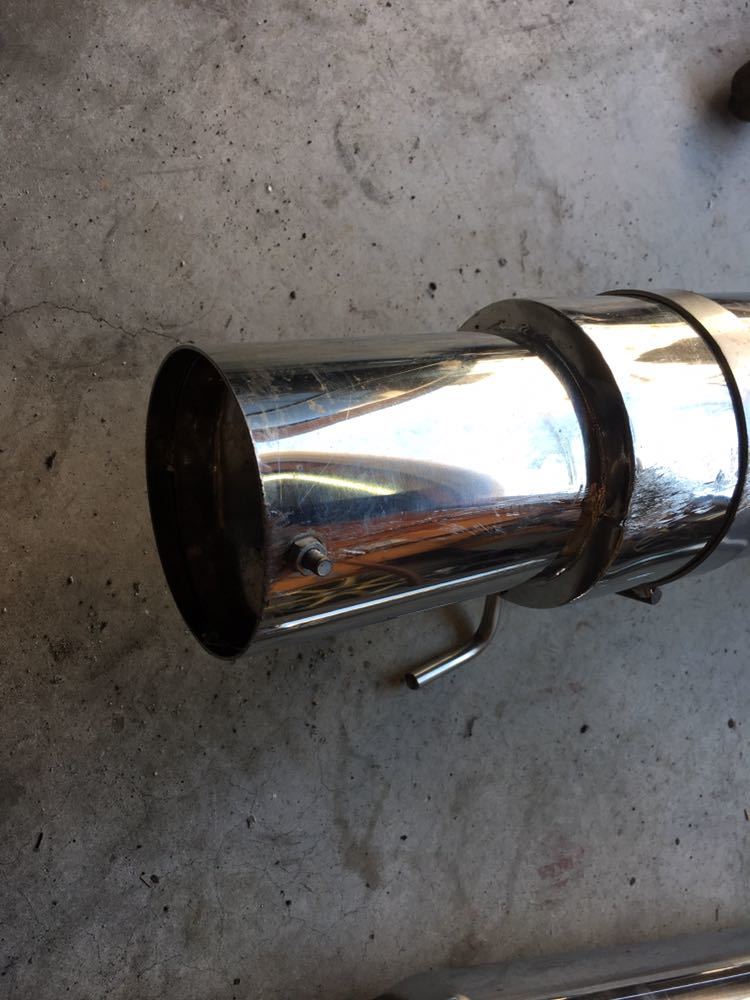 ホンダ アコードユーロR CL7 社外マフラー DOALL CST ZERO-1MUFFLER+R
