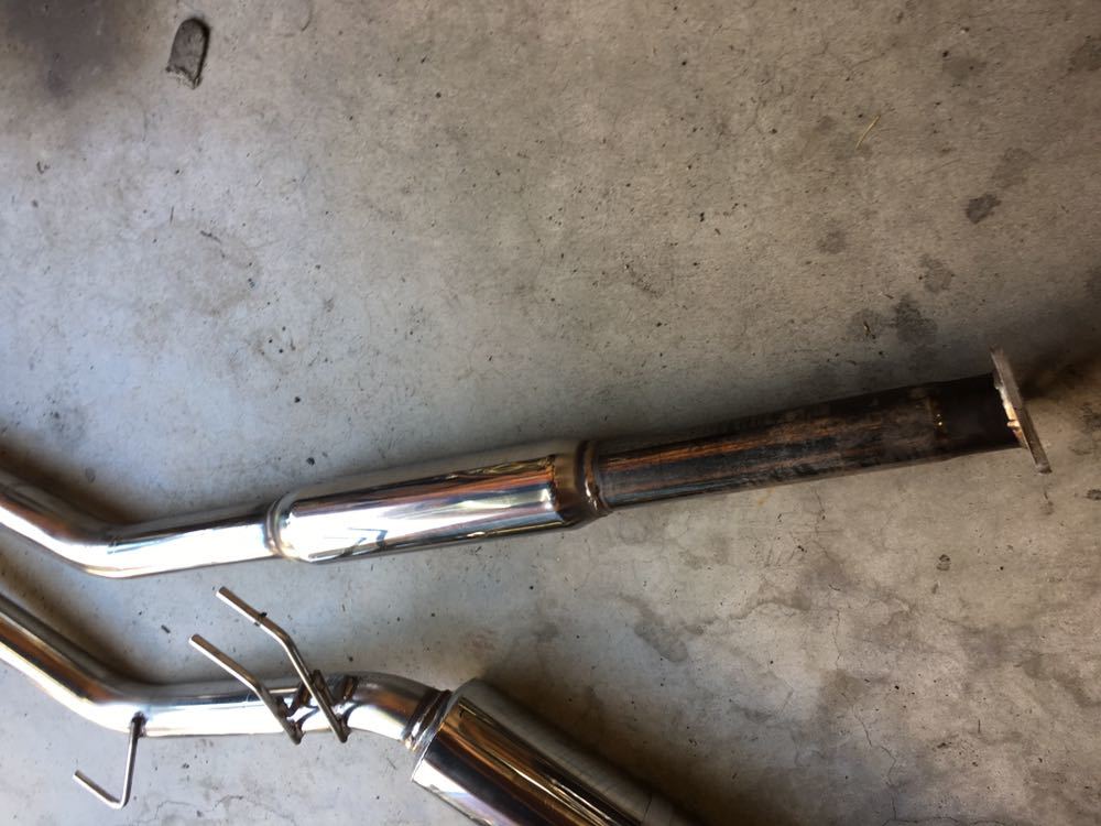 ホンダ アコードユーロR CL7 社外マフラー DOALL CST ZERO-1MUFFLER+R
