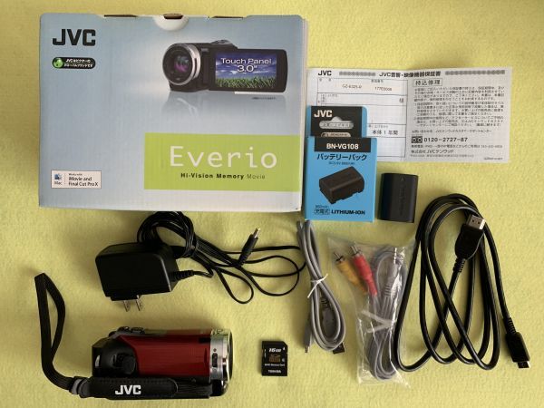  ビデオカメラ ビクター JVC Everio GZ-E325 R ローズレッド 内蔵メモリー8GB 動画229万画素 光学40倍 ダイナミック60倍(ビクター)｜売買されたオークション情報、yahooの商品情報をアーカイブ公開 - ビクター