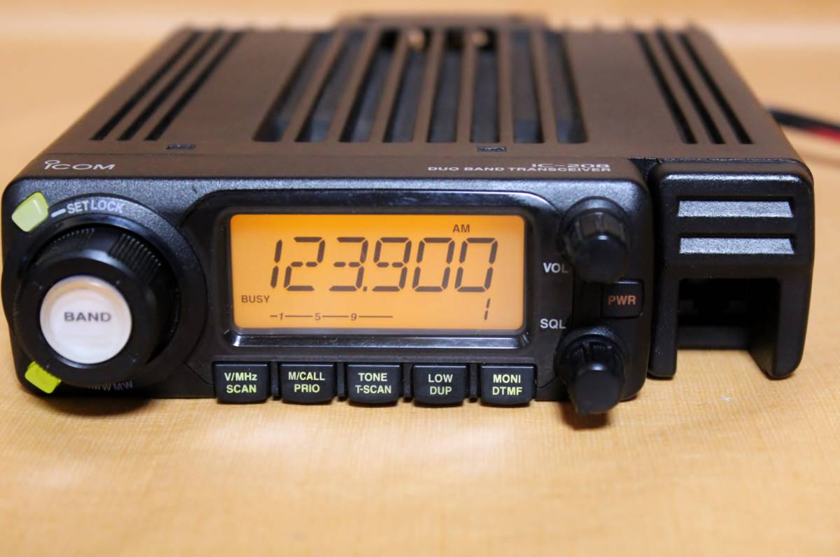 アイコムDUO BAND TRANSCEIVER IC-208 ケーブル付き 【公式通販】