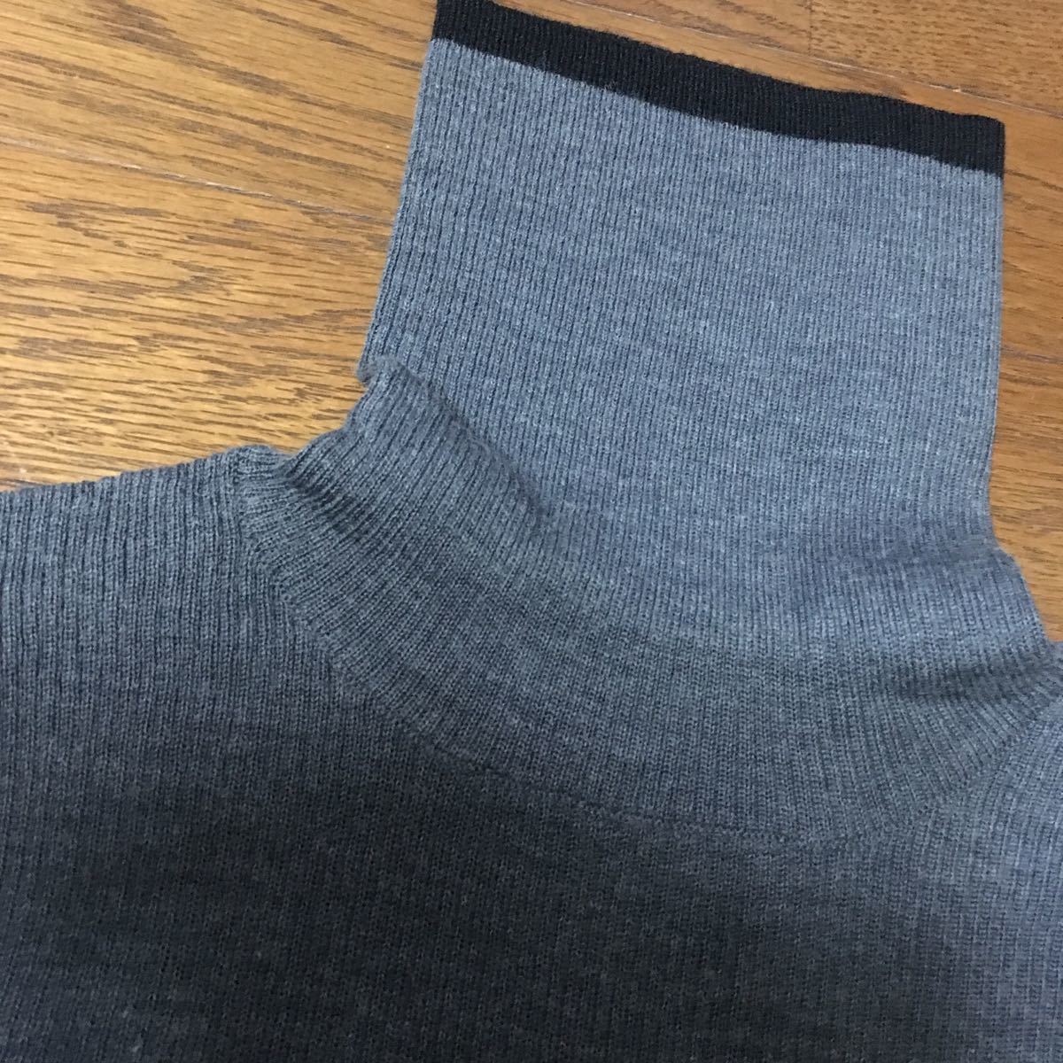 スコットクラブ SCOTCLUB フロントロゴハイネックニット 定価12000円