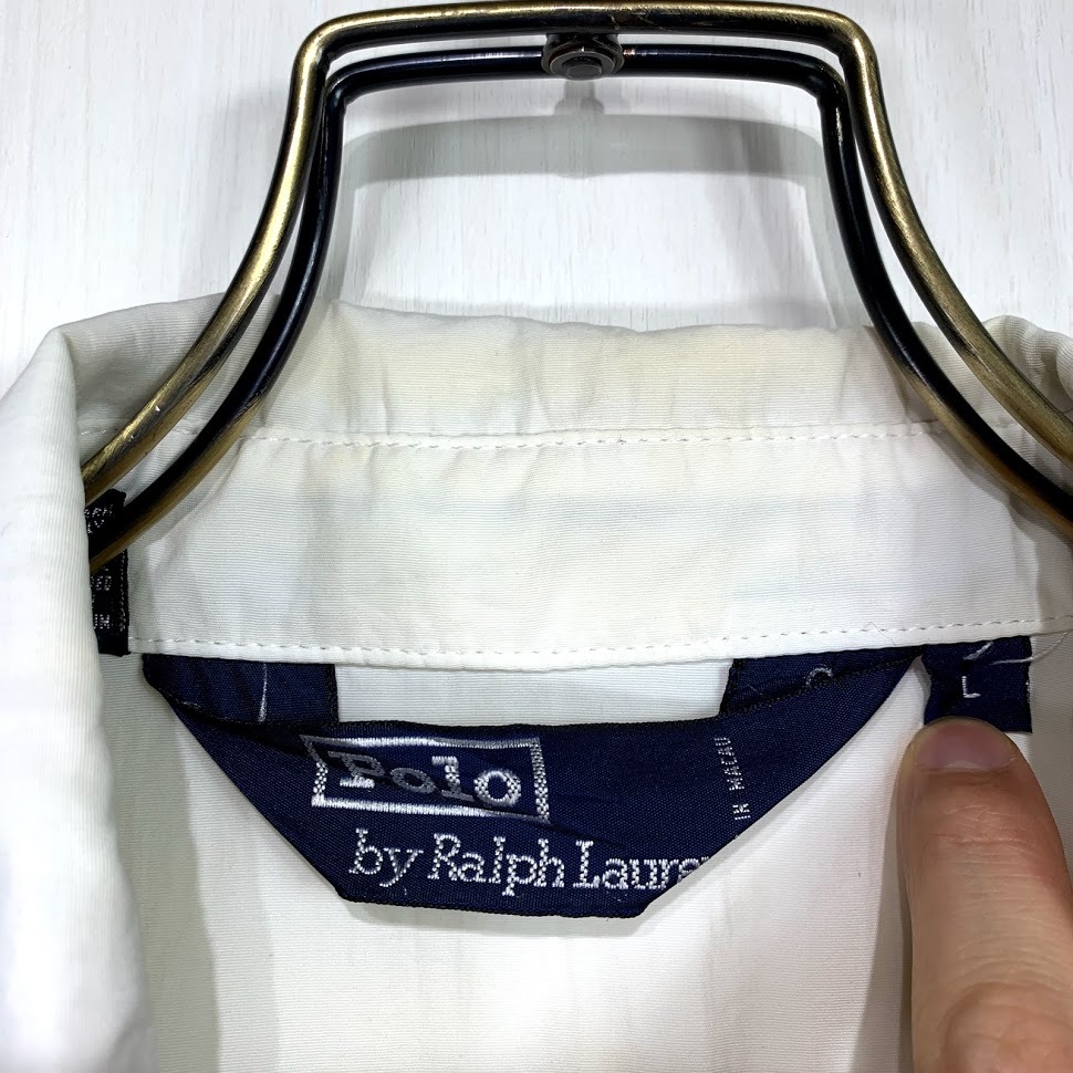 Polo RALPH LAUREN GOLF スイングトップ Lサイズ ホワイト 白 ナイロン