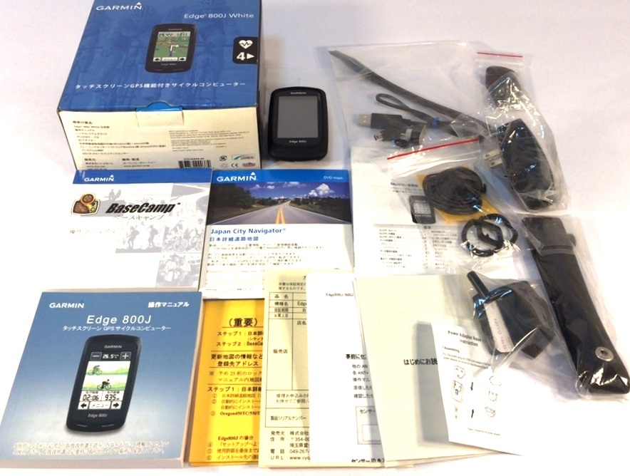  保管品 有 GARMIN ガーミン Edge 800J White GPS サイクルコンピュータ ハートレートセンサー 自転車 マウンテンバイク(サイクルコンピューター)｜売買されたオークション情報、yahooの商品情報をア サイクルコンピューター