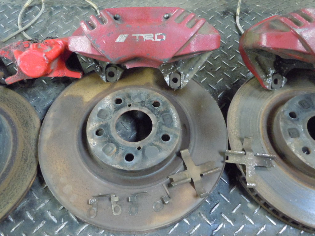 トヨタ JZS161 アリスト 2JZ-GTE TRD 4POD ブレーキキャリパー ローターセット 前後 4枚_2