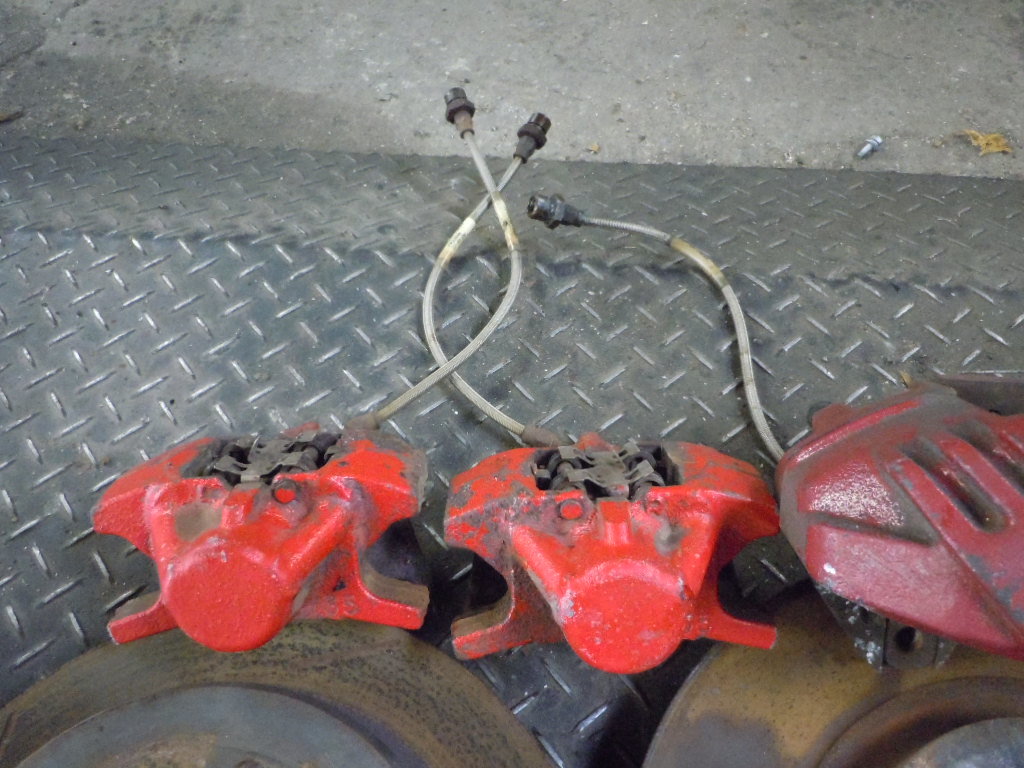 トヨタ JZS161 アリスト 2JZ-GTE TRD 4POD ブレーキキャリパー ローターセット 前後 4枚_4