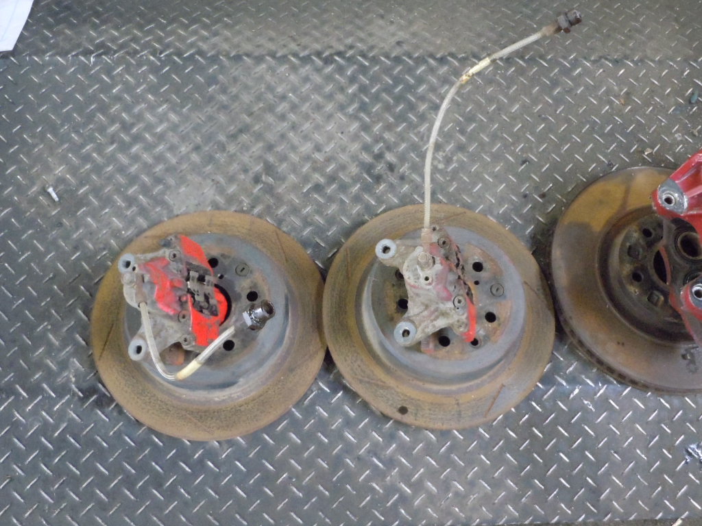 トヨタ JZS161 アリスト 2JZ-GTE TRD 4POD ブレーキキャリパー ローターセット 前後 4枚_9