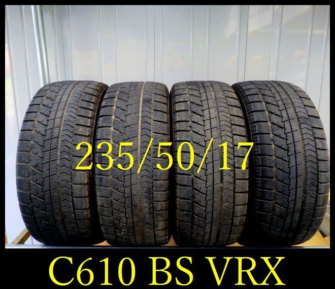 SALE，品質保証 C610 代引き可 店頭受け取り 条件付き割引有り 2013製造 約8.5部山 BS BLIZZAK VRX 235/50R17 4本(中古)｜売買されたオークション情報、yahooの商品情報をアーカイブ公開 - オークファン 17インチ