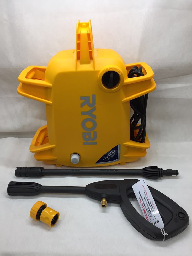 正規品，最新作 RYOBI リョービ 高圧洗浄機 KSJ-1210 自吸機能付 コンパクトタイプ(高圧洗浄機)｜売買されたオークション情報、yahooの商品情報をアーカイブ公開 - オークファン 高圧洗浄機