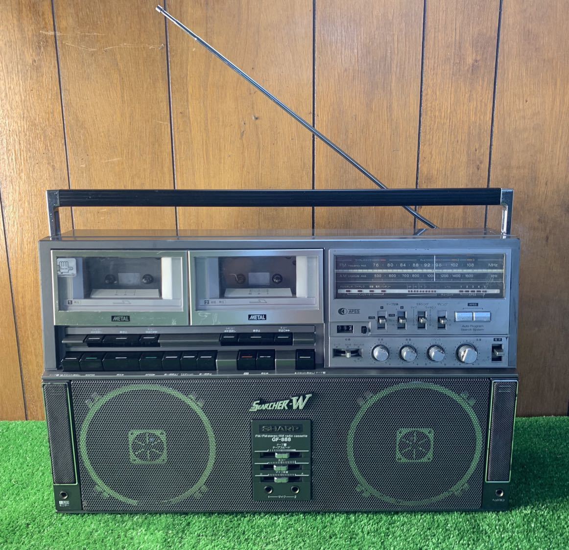 SHARP GF-888 シャープ ラジカセ SEARCHER-W the searcher-W シャープ
