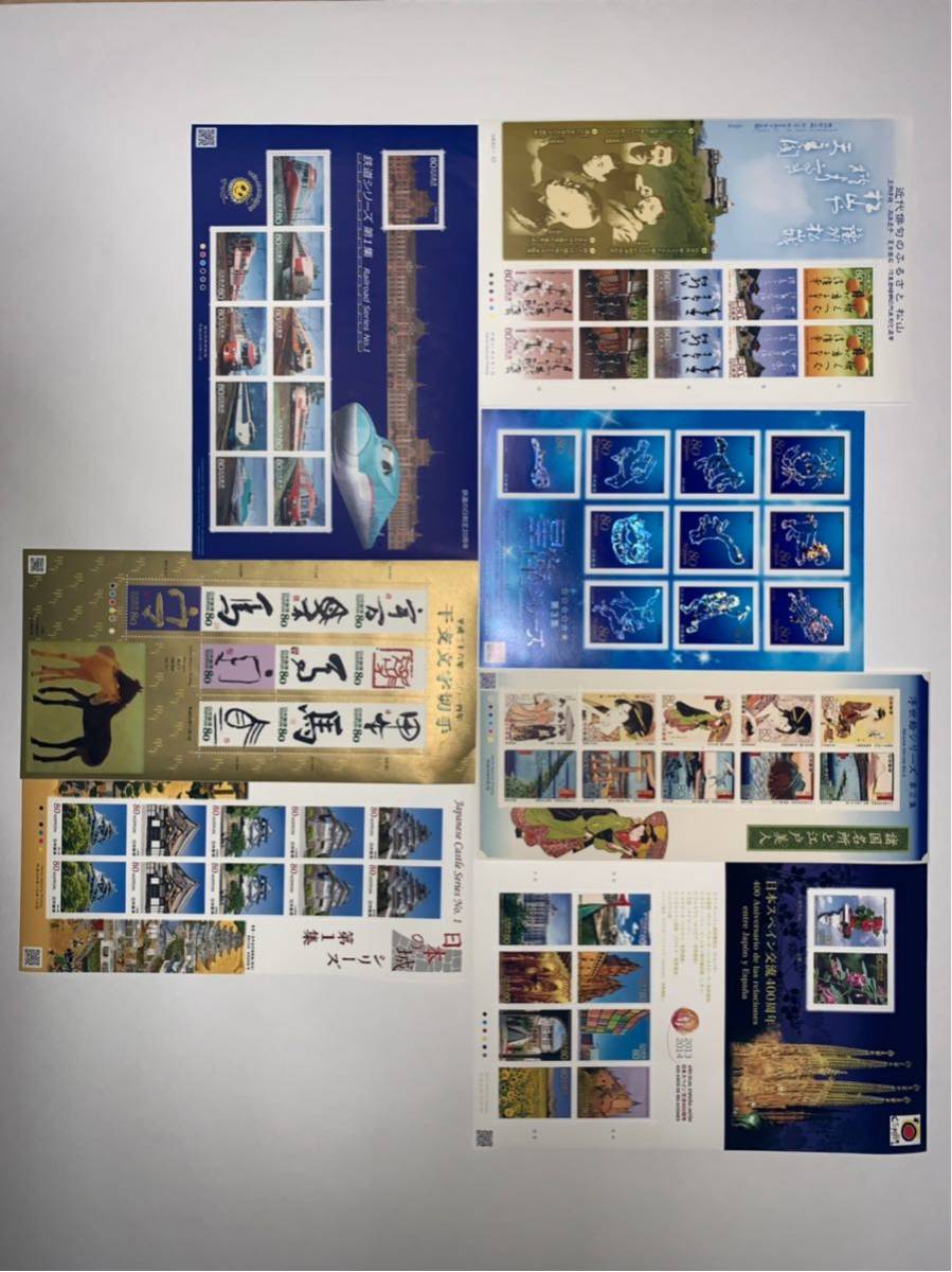 記念切手 切手シート (50円×10枚×1、80円×10枚×7、82円×5枚×1・82円×10枚×14、合計17990円分)_3