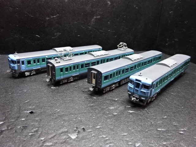 MicroAce　JR四国　113系四国更新車・ブルー編成　4両セット　中古品