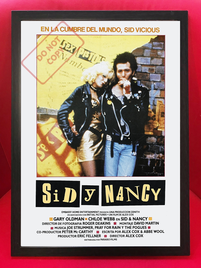 スペイン版ポスター『シド・アンド・ナンシー』☆Sid And Nancy（1986