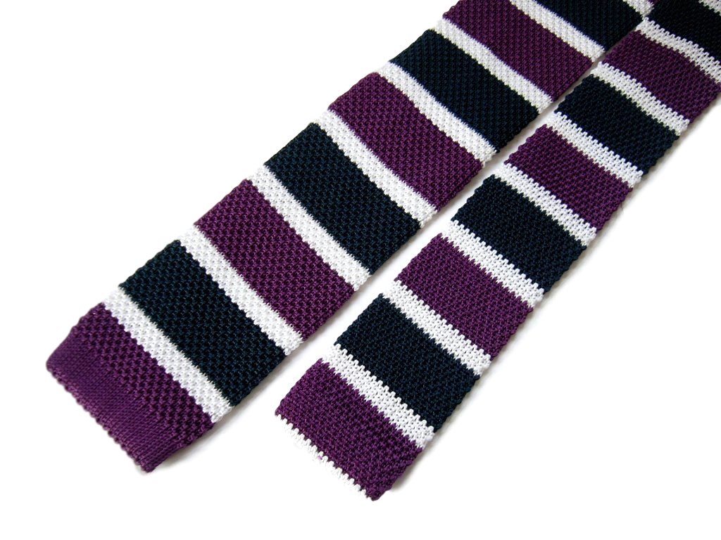 未使用 ブルックスブラザーズ イタリア製 Silk 100% ニット Stripe