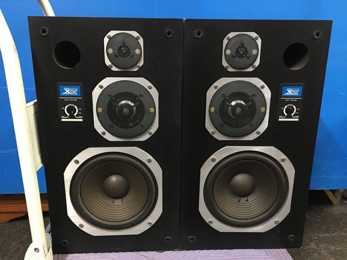 CORAL コーラル X-Ⅲ スピーカー　スピーカー台セット　美品 コーラル CORAL ペア スピーカー 3ウェイ X-III : 音響機器 スピーカー