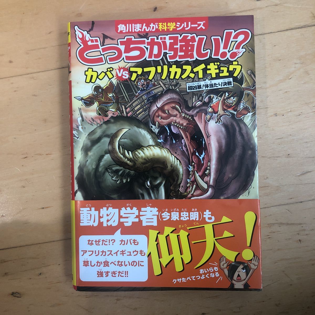どっちが強い カバｖｓアフリカスイギュウ 角川まんが科学シリーズ危険生物漫画理科 学習漫画 売買されたオークション情報 Yahooの商品情報をアーカイブ公開 オークファン Aucfan Com