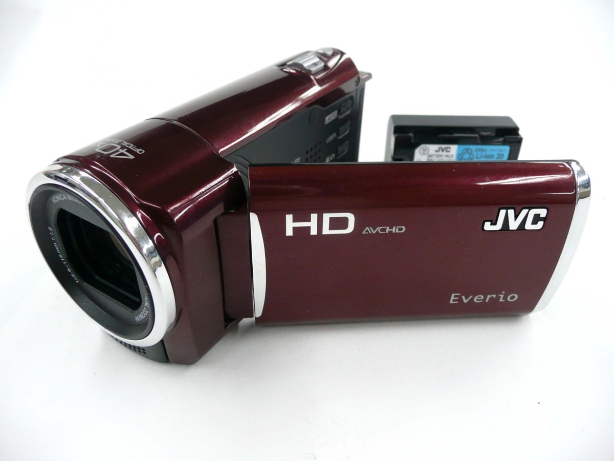 JVC Everio GZ-HM460-R 40x zoom silver JVCケンウッド Everio GZ