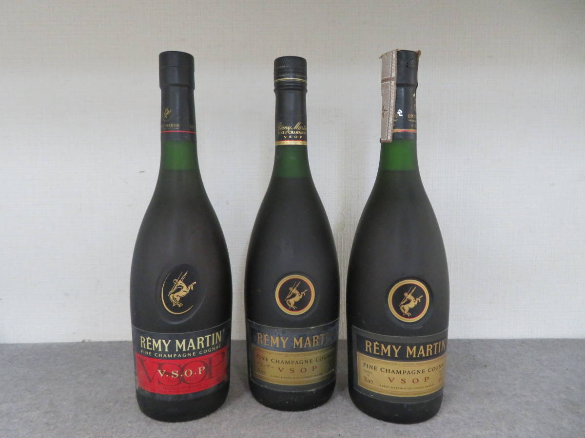 【得価，大人気】 4906 COGNAC REMY MARTIN VSOP 3本セット(レミーマルタン)｜売買されたオークション情報、yahooの商品情報をアーカイブ公開 - オークファン コニャック