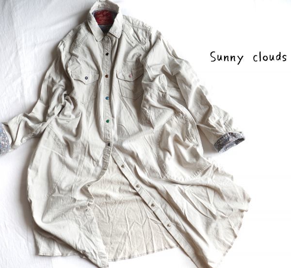 Sunny Clouds 白デザインシャツワンピース フェリシモ サニークラウズ Mサイズ 売買されたオークション情報 Yahooの商品情報をアーカイブ公開 オークファン Aucfan Com