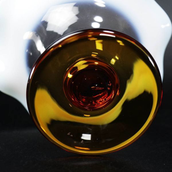 ga04]時代 乳白色ガラス 氷カップ 硝子 レトロ アンティーク コップ