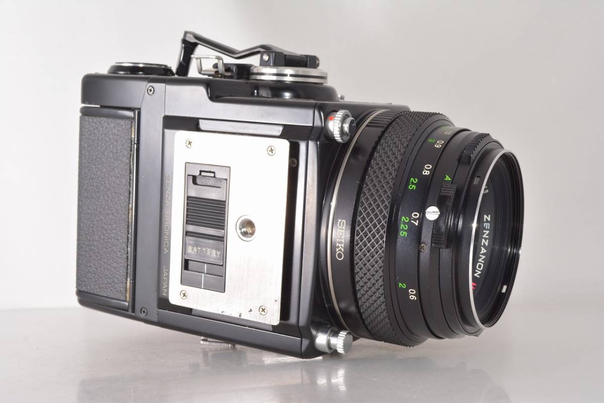 ゼンザブロニカ ZENZA BRONICA ETR + ZENZANON MC 75mm F2.8 ★超希少完動美品ボディ★ #h1643y4