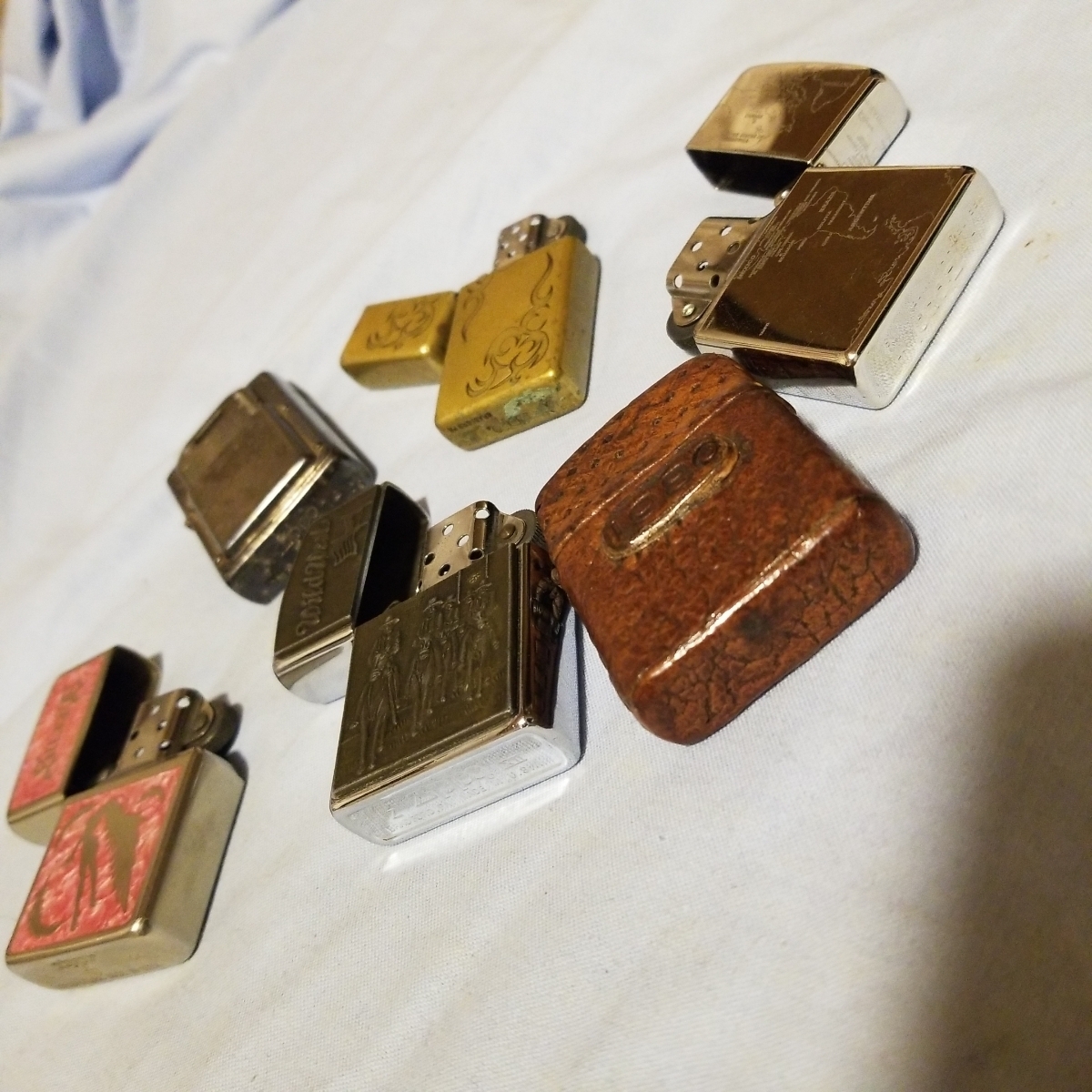 ZIPPO オイルライター ジッポ 中古◇ジッポー(Zippo)ライター◇6個 