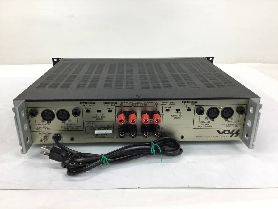 Victor PS-A1004 パワーアンプ 100V,300W Victor PS-A1004 パワー