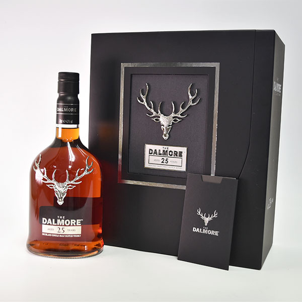 ！！特価！！ダルモア 25年 箱付き※ウィスキー引退 古酒☆ダルモア 25年 ＊箱付 700ml 42% ハイランド シングル モルト