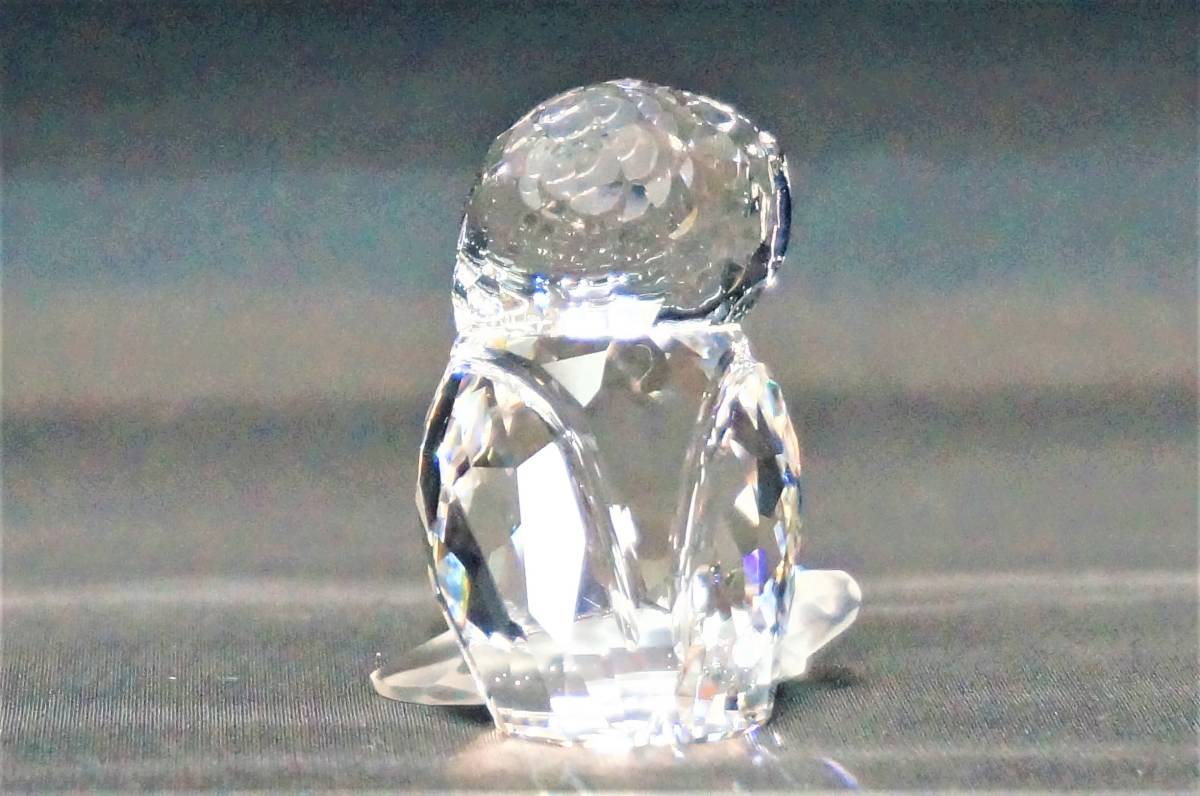 SWAROVSKI】ダルメシアン親子 3体セット クリスタルガラス 置物 犬