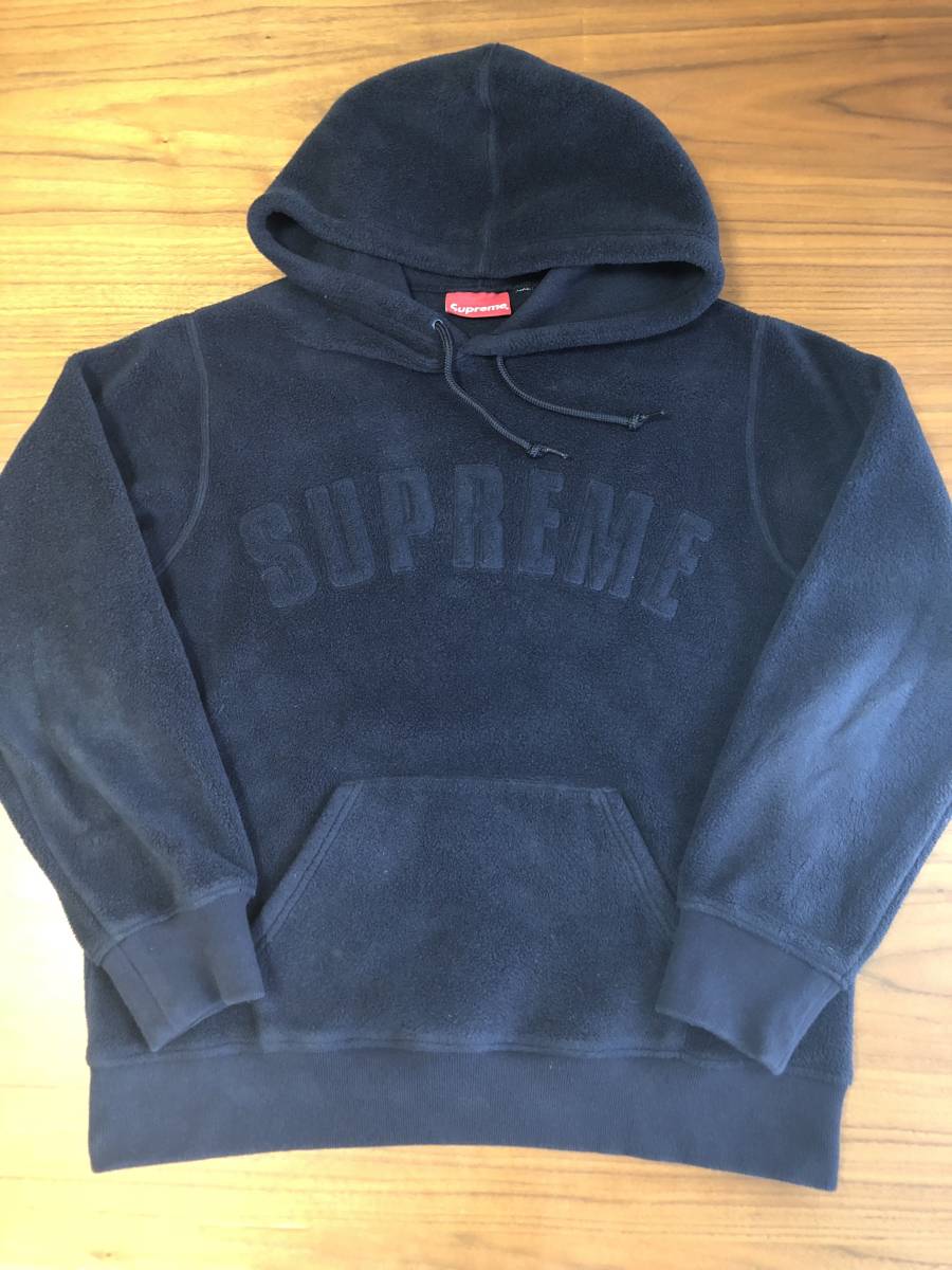  Supreme シュプリーム ロゴパーカー 正規店 POLARTEC 紺色 small(パーカ)｜売買されたオークション情報、yahooの商品情報をアーカイブ公開 - オークファン 男性用