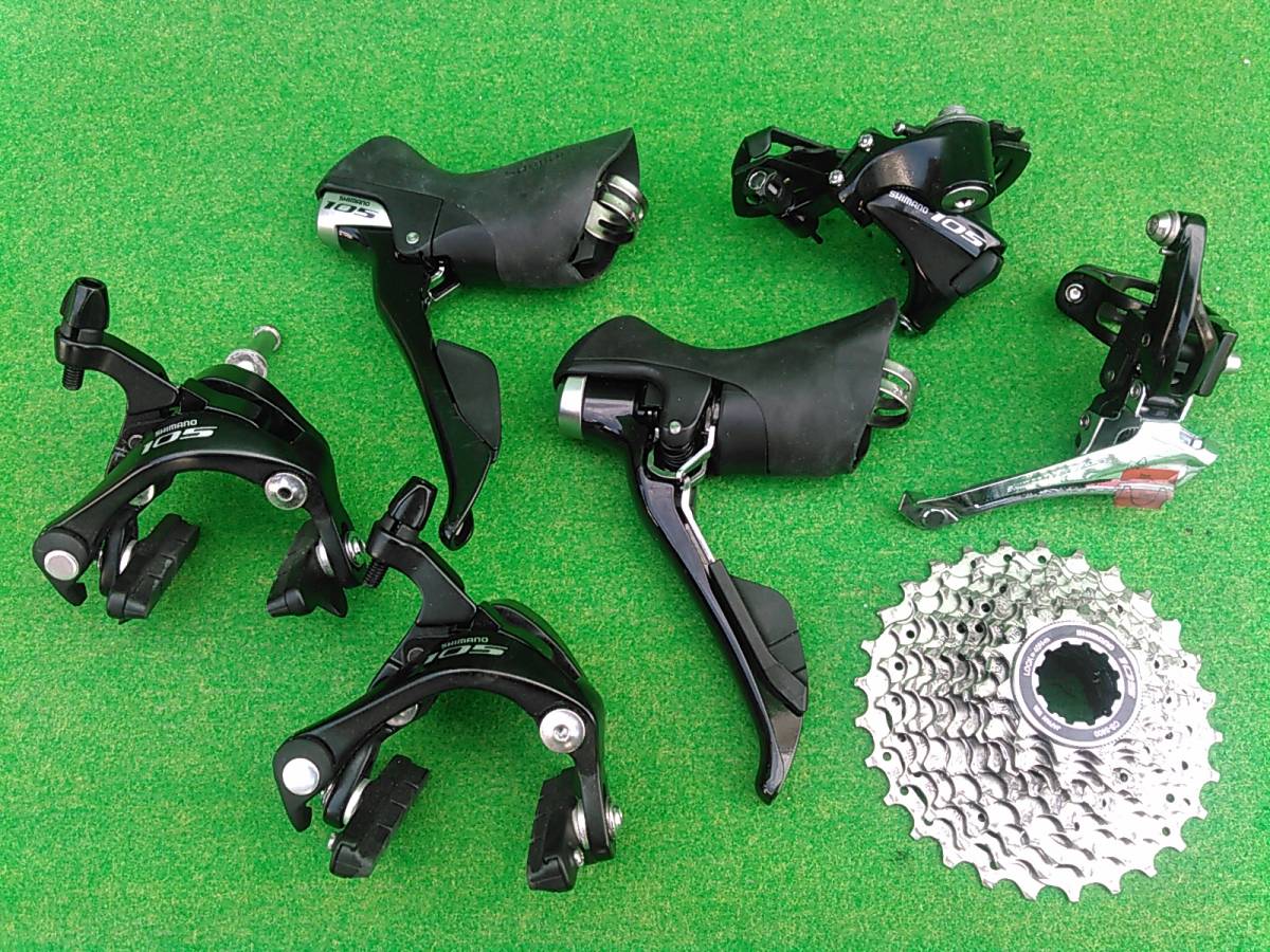 0 1 Shimano - ※ブレーキ未使用品 | フルセット ST-5800，FD-5800，RD