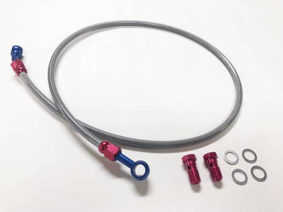 セール，安い CB250T/CB400T ホーク2 クリアステンメッシュブレーキホース フロント用 20ｃｍロング(その他)｜売買されたオークション情報、yahooの商品情報をアーカイブ公開 - オークファン ホンダ用