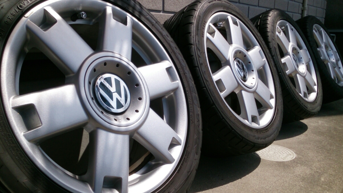 VW ルポGTI 純正 15インチホイール 6.5J+43 100ー4穴 / VW UP！にも VW