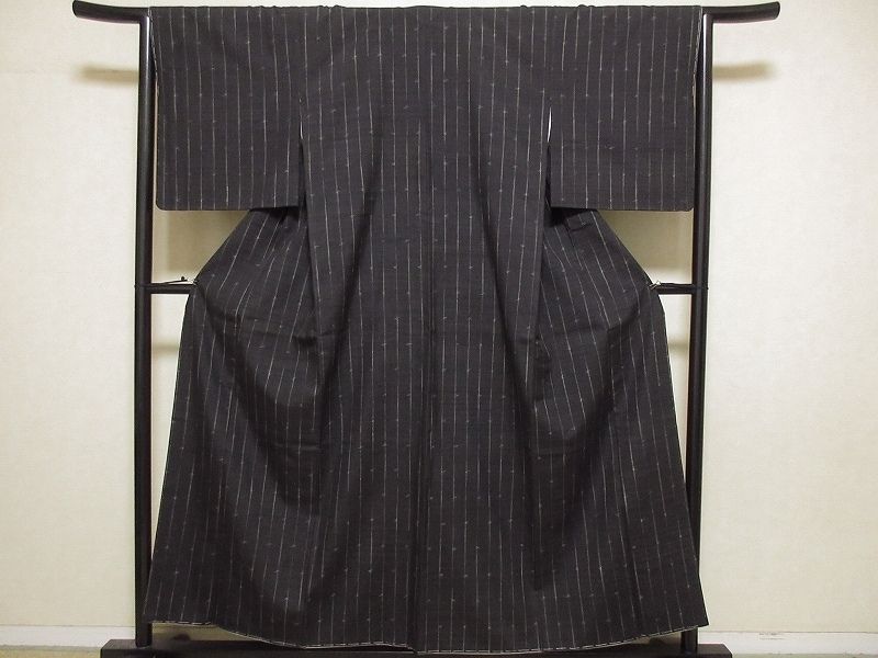 本場小千谷生紬 小紋 縦縞 間道 証紙 未使用 イ6228 187281064_o1.jpg?