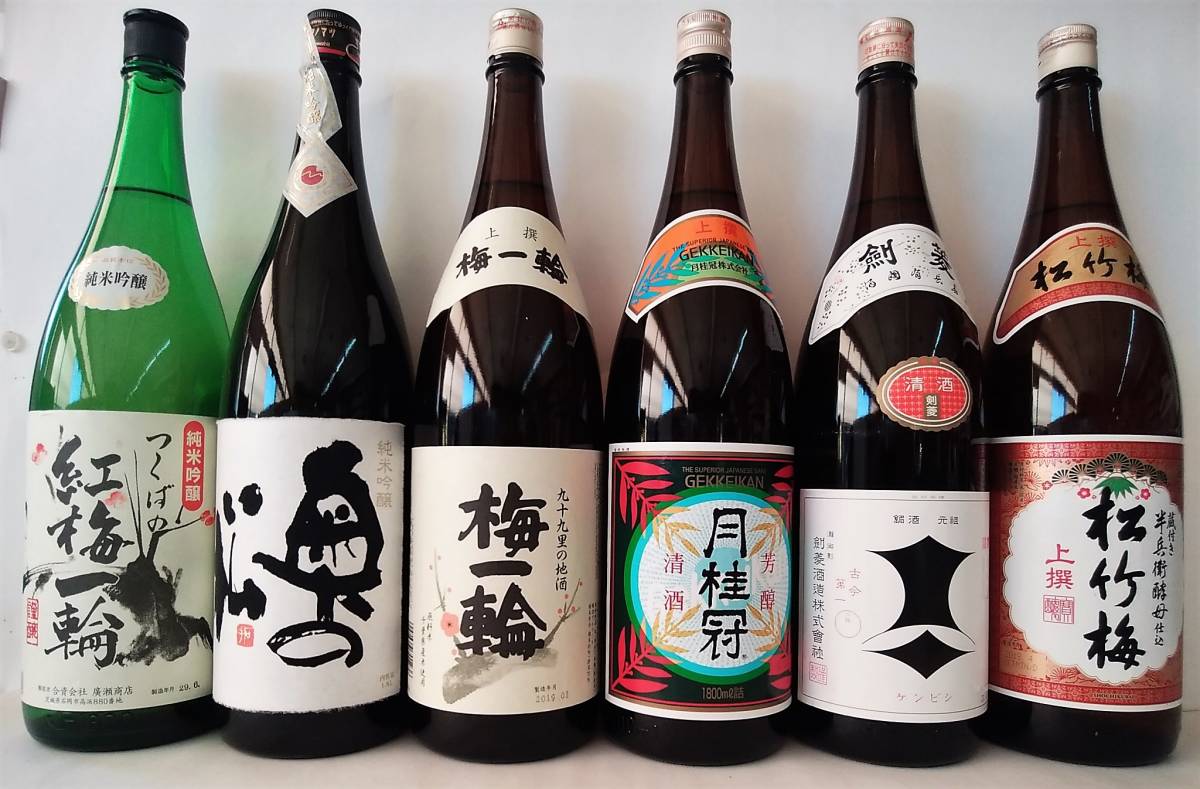 日本酒＞瓶詰【飲み比べセット】15-16%1800ml 1800ml 日本酒 | 純米酒