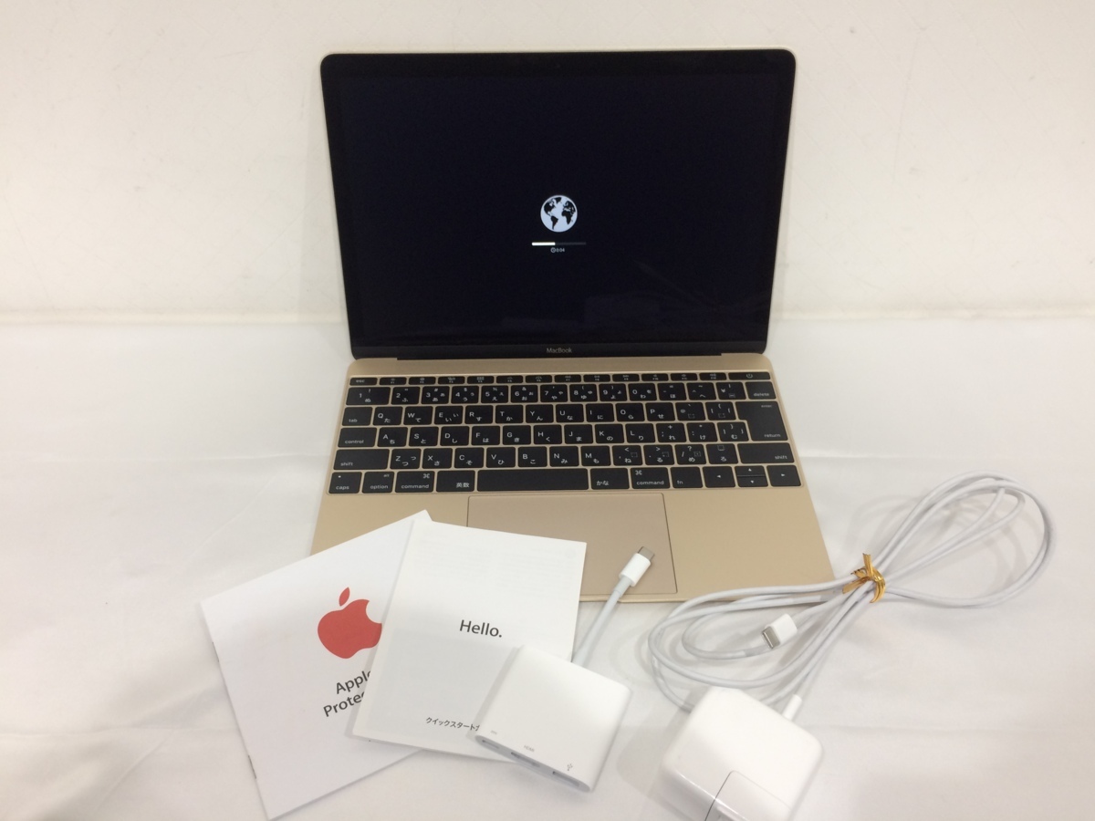 ゴールド MacBook 本体　2016初期 ゴールド MacBook 本体 2016初期 MacBook (Retina, 12-inch, Early