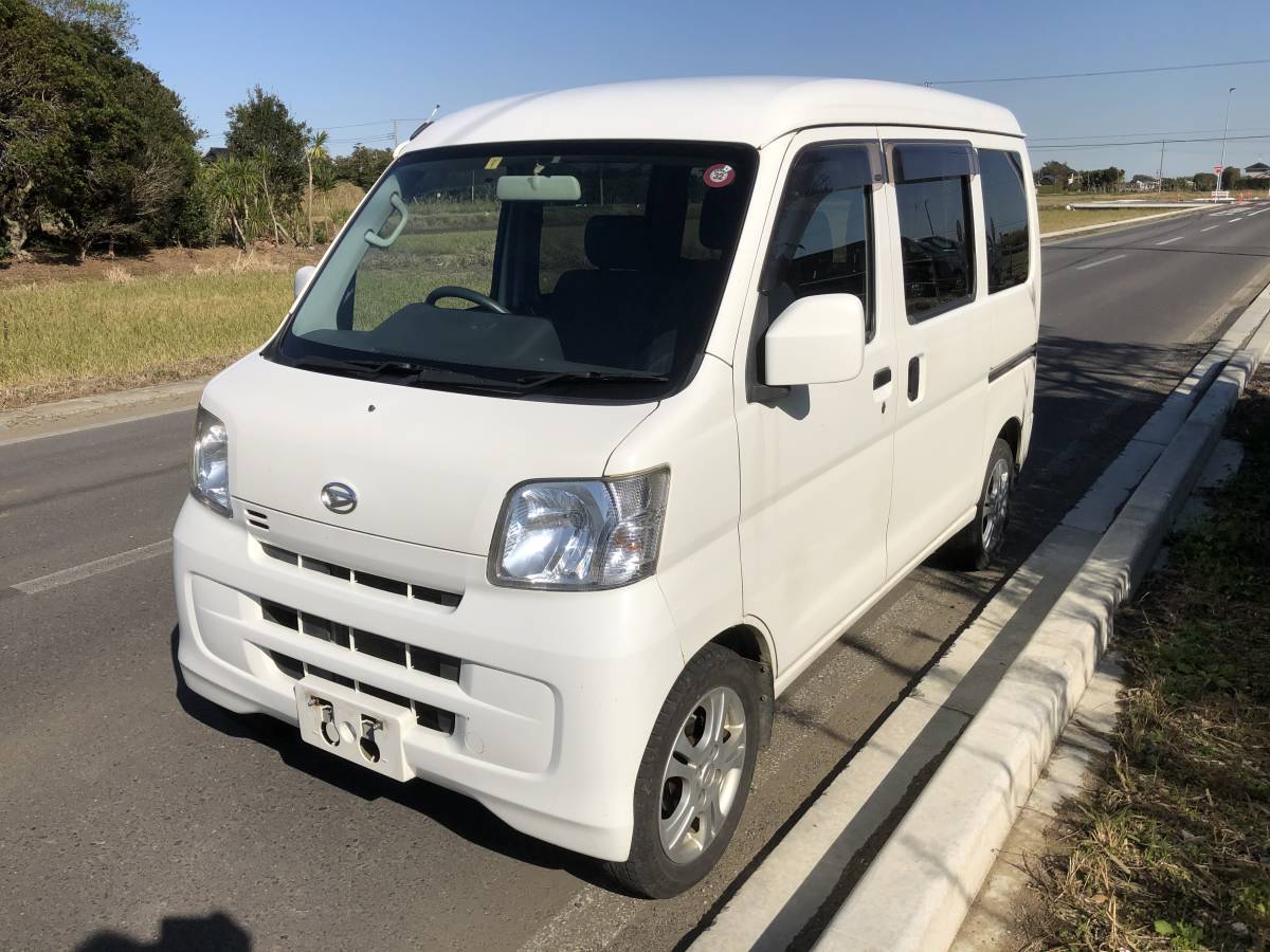 ハイゼットバン クルーズターボ 4WD切替 5速MT 車検3年1月 車検長 人気