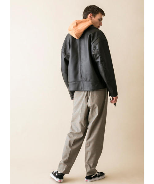 Lサイズ オーバーサイズダブルライダース モンキータイム MONKEY TIME SHEEP OVER SIZED W/RIDERS BEAUTY&YOUTH UNITED ARROWS