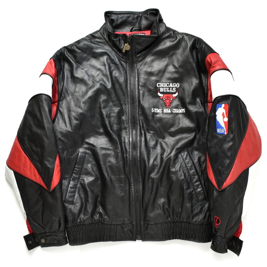 Pro Player ブルズ BULLS ビンテージ レザー スタジャン L 貴重 90s