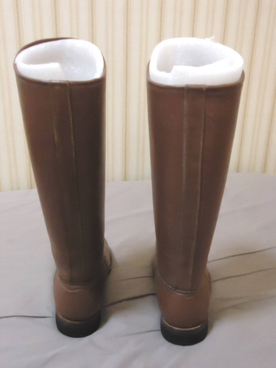 複製品 旧日本軍 長靴 乗馬ブーツ 25cm IJ.茶革オールレザーロング