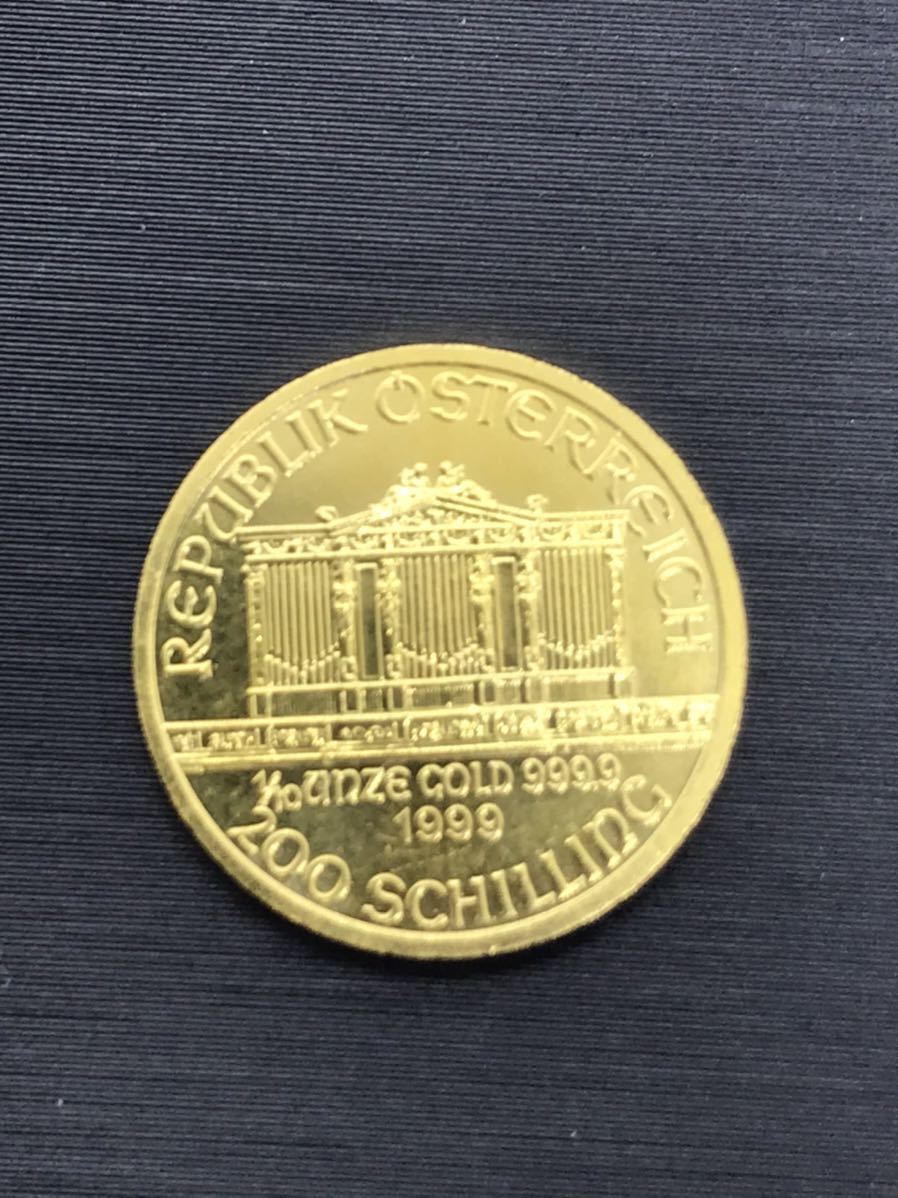 最安値，お買い得 K24 純金 純度99.99%以上 ウィーン ハーモニー金貨1/10oz オンス(金)｜売買されたオークション情報、yahooの商品情報をアーカイブ公開 - オークファン 金