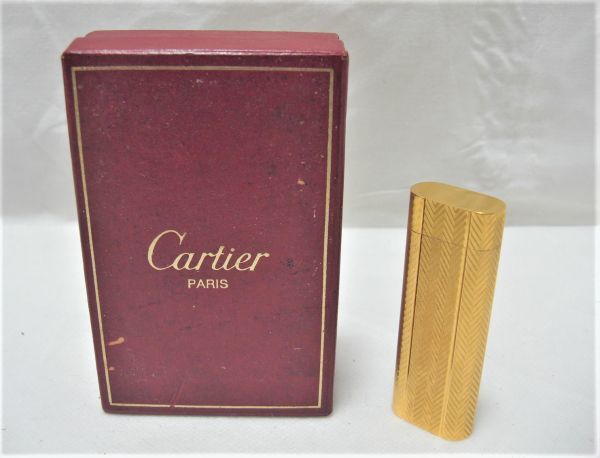  Cartier カルティエ ガスライター オーバル形 ゴールド ケース付 未着火 火飛び確認済(カルティエ)｜売買されたオークション情報、yahooの商品情報をアーカイブ公開 - オークファン カルティエ