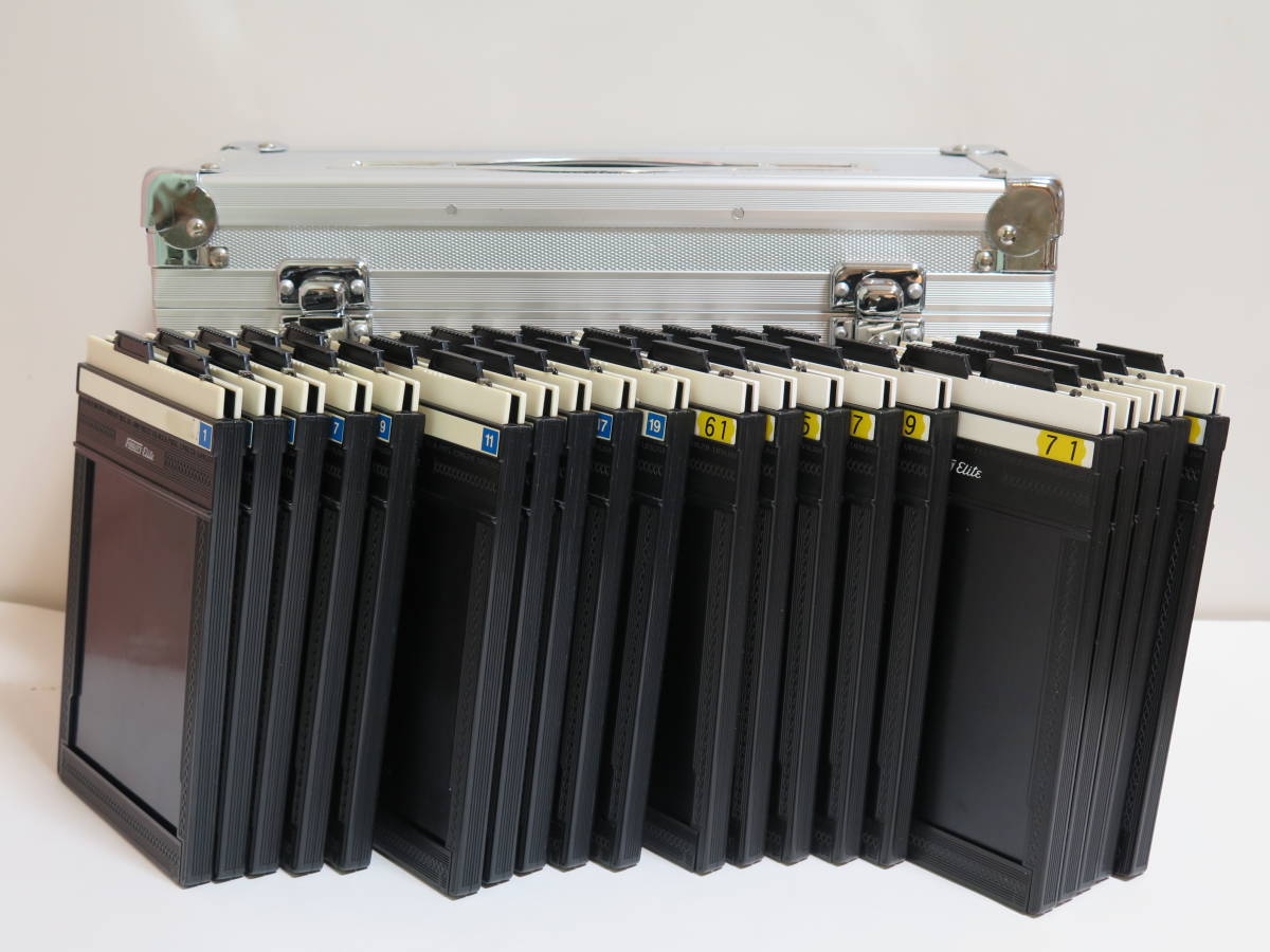 4x5 FIDELITY フィルムホルダー 20枚 + アルミケース（～20枚仕様