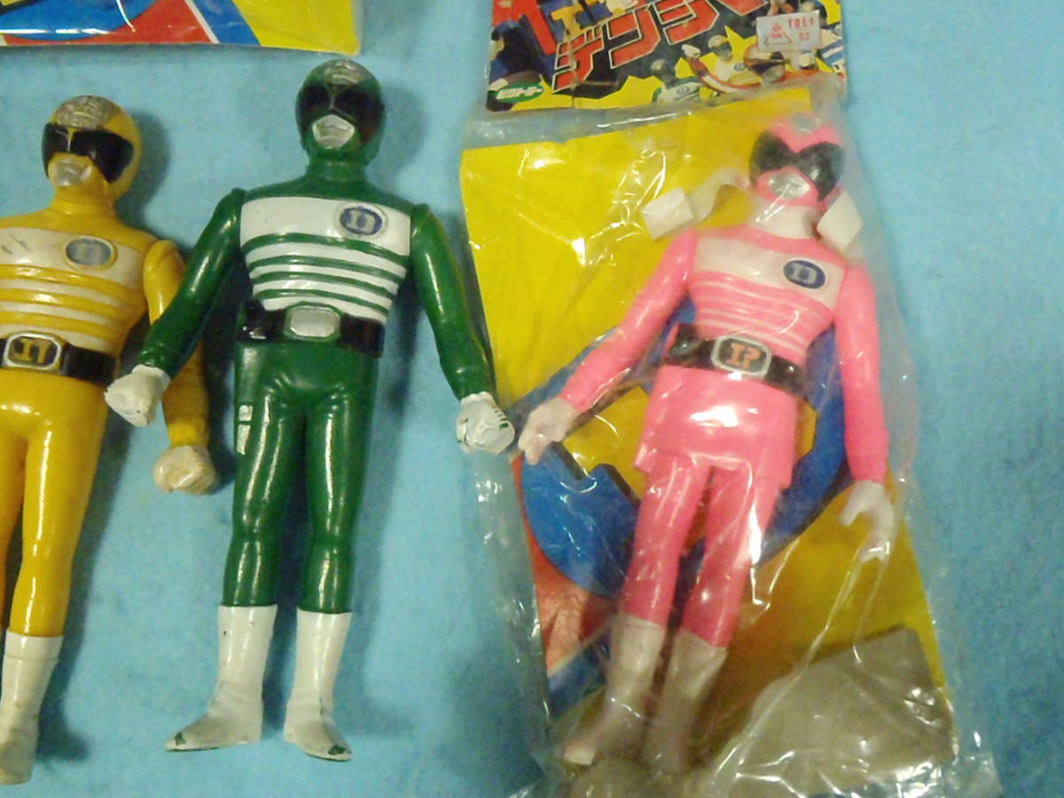 当時もの POPY ポピー/ビクトラー 電子戦隊デンジマン5人&ダイデンジン