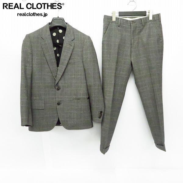 ☆Paul Smith Collection/ポールスミス ウール混 チェック柄 裏ドット 