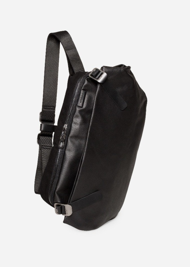 cote&ciel RISS / Coated canvas / black / コートエシエル メッセンジャーバッグ スリングバッグ messenger slingbag 