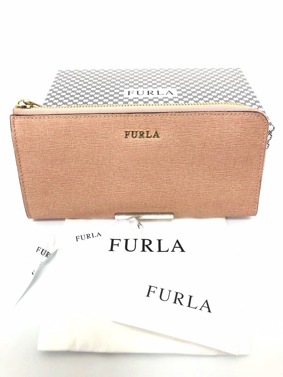 FURLA/フルラ L字ファスナー長財布 美品 正規品 付属品あり 【公式通販】