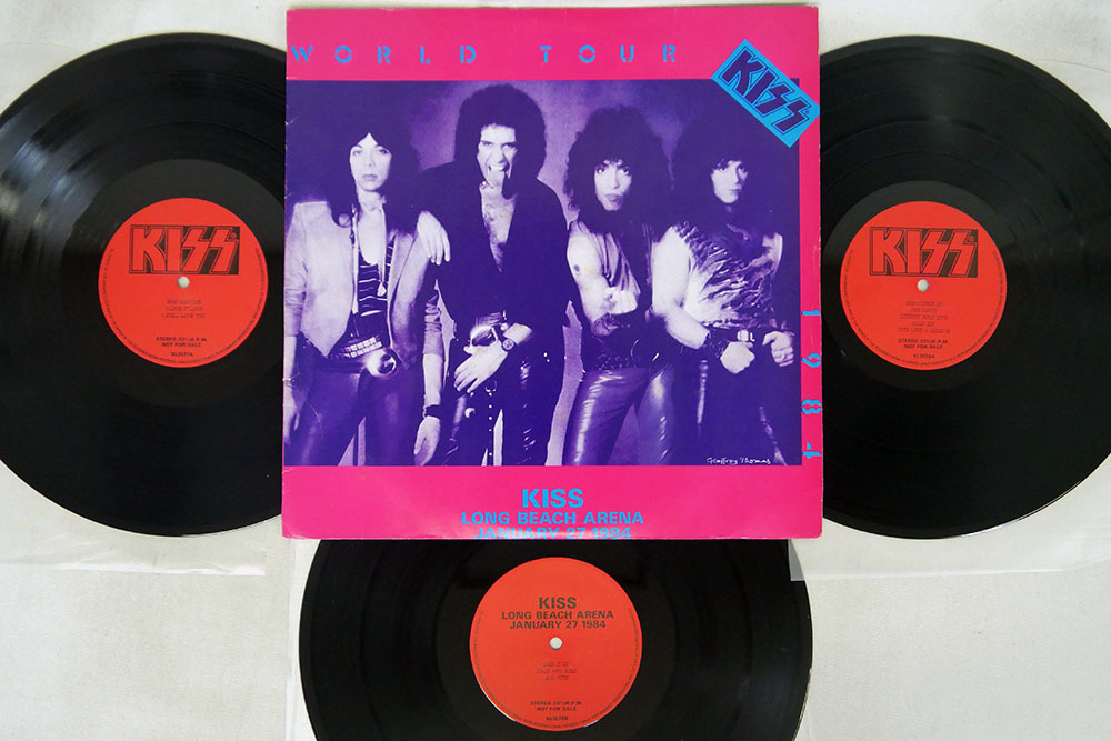 ブート KISS/WORLD TOUR LONG BEACH ARENA JANUALY 27 1984/XL1576~8